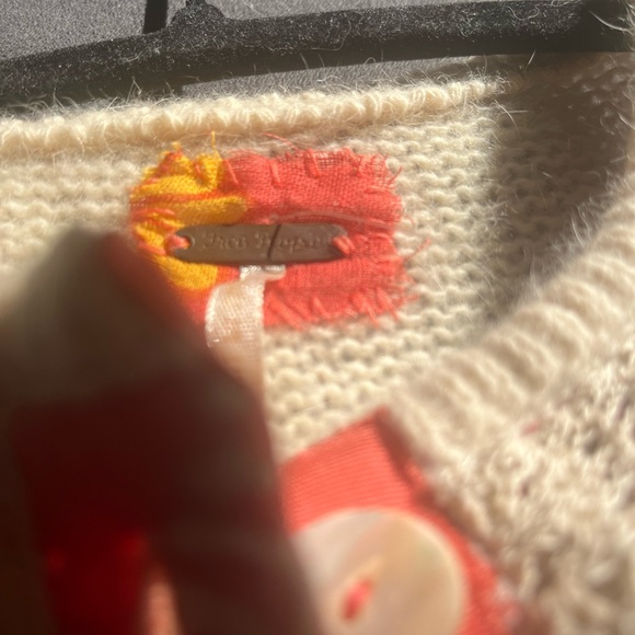 VTG Y2K Free People Gilmore Girls Lane Kim Cottagecore Retro Famous Cardigan - Picture 12 of 13